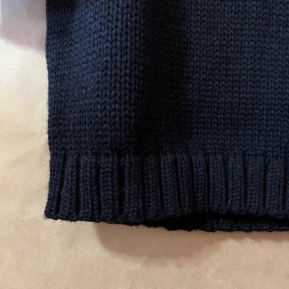 Alexia Ulibarri | NWT Oversized Chunky Knit Sweater Dress Black Zendaya Size XS - Picture 8 of 11